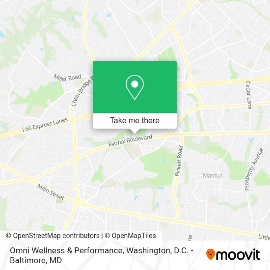 Omni Wellness & Performance map