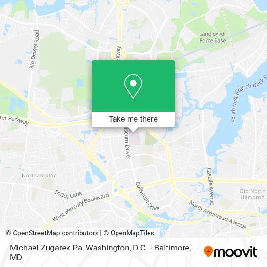 Michael Zugarek Pa map