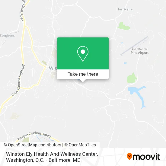 Winston Ely Health And Wellness Center map