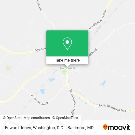 Edward Jones map