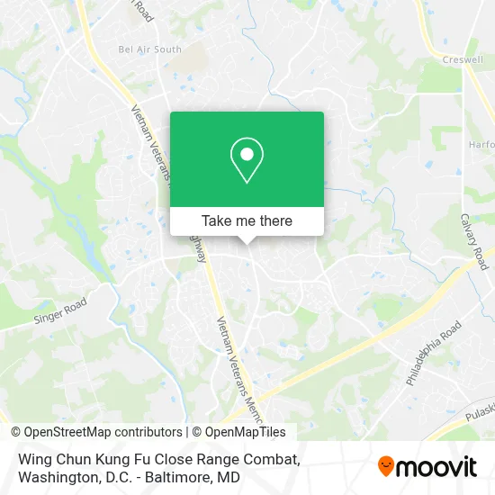 Wing Chun Kung Fu Close Range Combat map