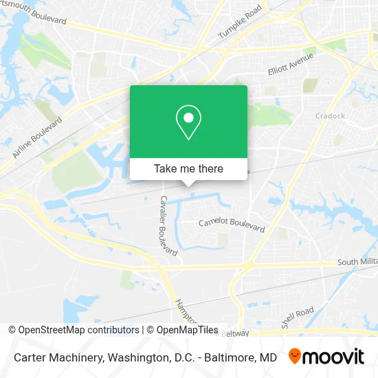 Carter Machinery map