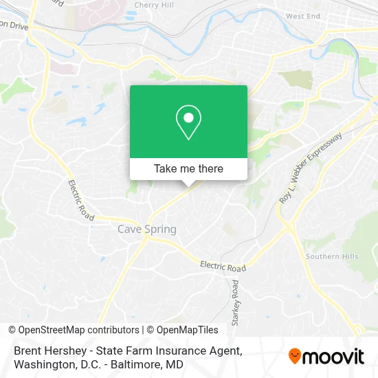 Brent Hershey - State Farm Insurance Agent map