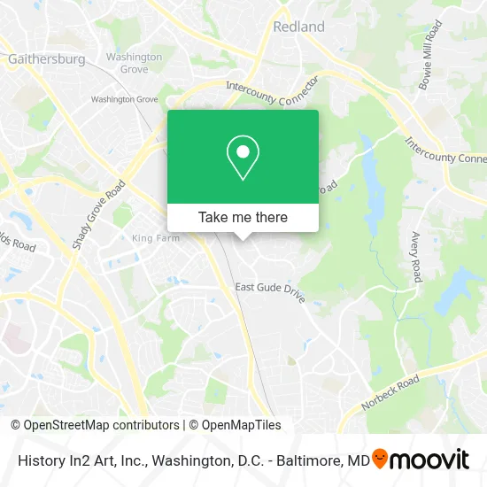 History In2 Art, Inc. map
