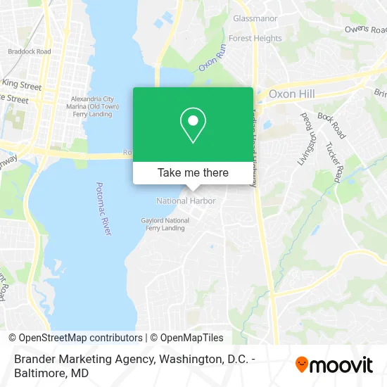 Brander Marketing Agency map