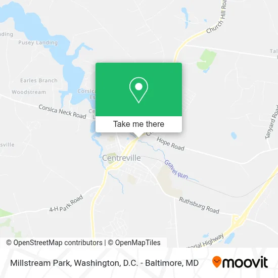 Millstream Park map
