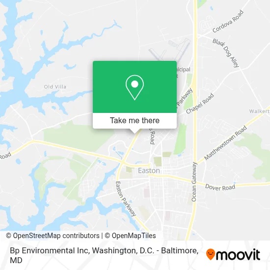 Bp Environmental Inc map