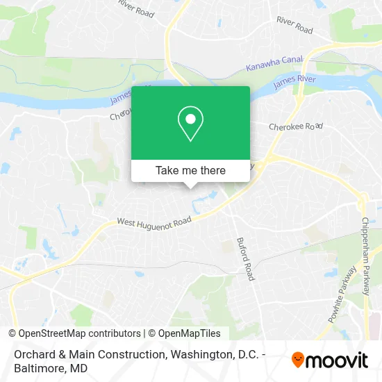 Orchard & Main Construction map