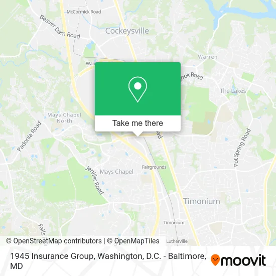 1945 Insurance Group map
