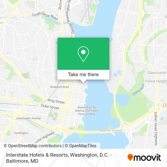 Interstate Hotels & Resorts map