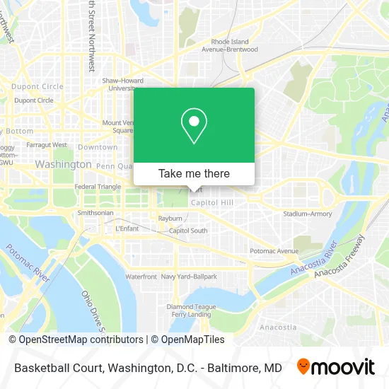 Basketball Court map