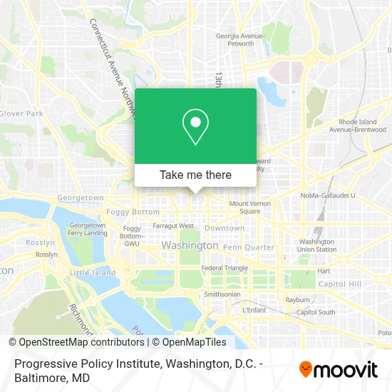 Progressive Policy Institute map