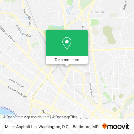 Miller Asphalt Llc map