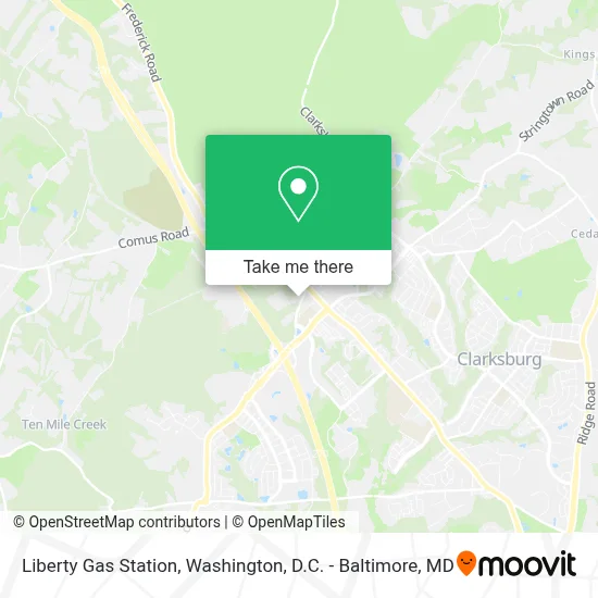 Liberty Gas Station map