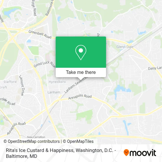 Rita's Ice Custard & Happiness map