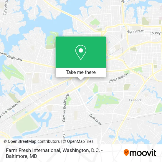 Farm Fresh International map