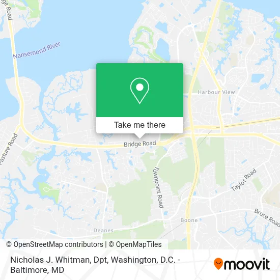 Nicholas J. Whitman, Dpt map