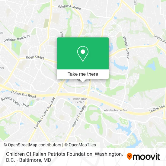 Children Of Fallen Patriots Foundation map