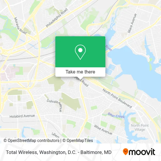 Total Wireless map