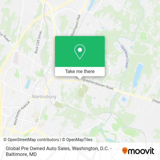 Global Pre Owned Auto Sales map