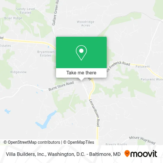 Villa Builders, Inc. map