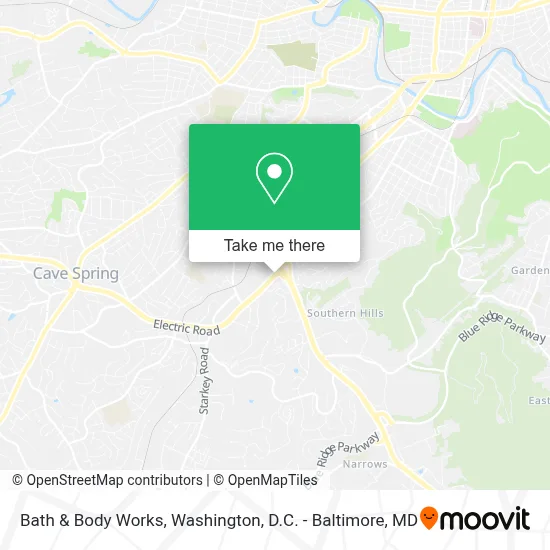 Bath & Body Works map