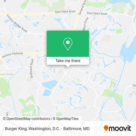Burger King map