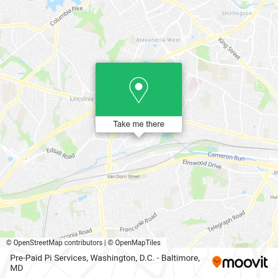 Pre-Paid Pi Services map