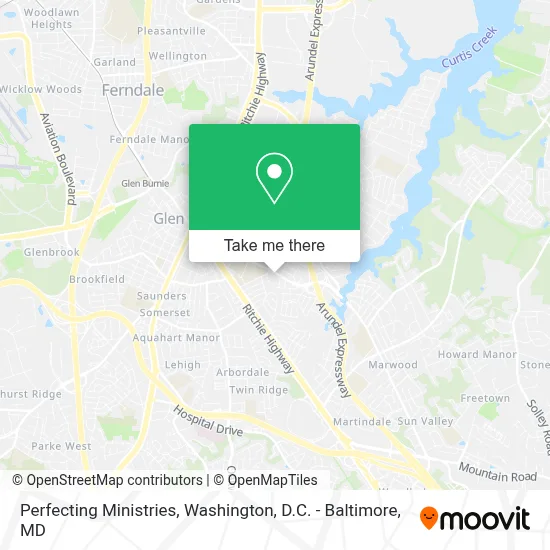 Perfecting Ministries map