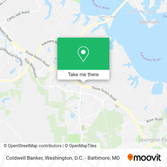 Coldwell Banker map