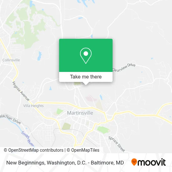 New Beginnings map
