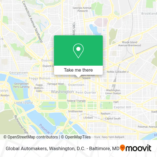 Global Automakers map