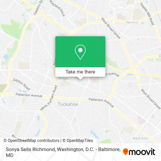 Sonya Sells Richmond map