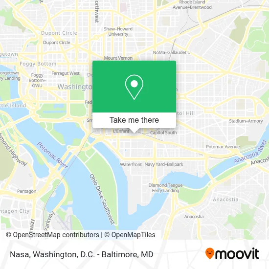 Nasa map