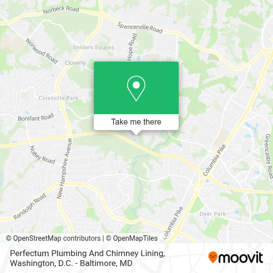 Perfectum Plumbing And Chimney Lining map
