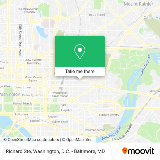 Richard Ste map