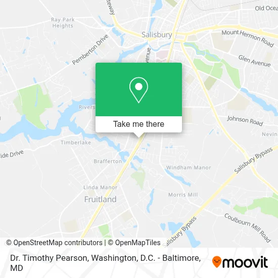 Dr. Timothy Pearson map