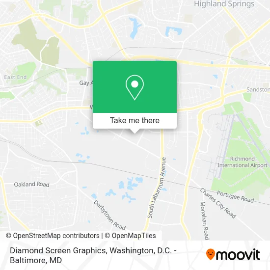Diamond Screen Graphics map