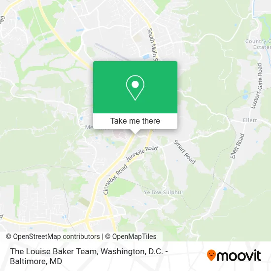 The Louise Baker Team map