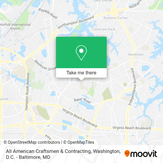 All American Craftsmen & Contracting map