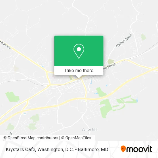 Krystal's Cafe map