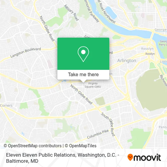 Eleven Eleven Public Relations map