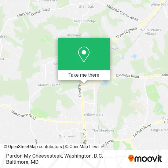 Pardon My Cheesesteak map