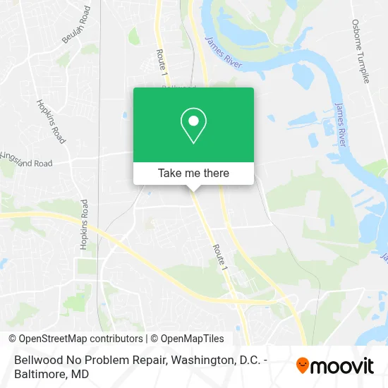 Bellwood No Problem Repair map