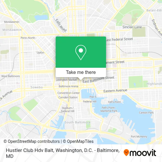 Hustler Club Hdv Balt map