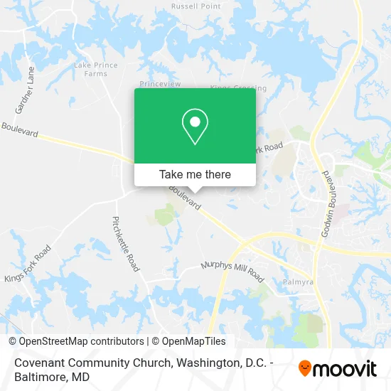 Covenant Community Church map