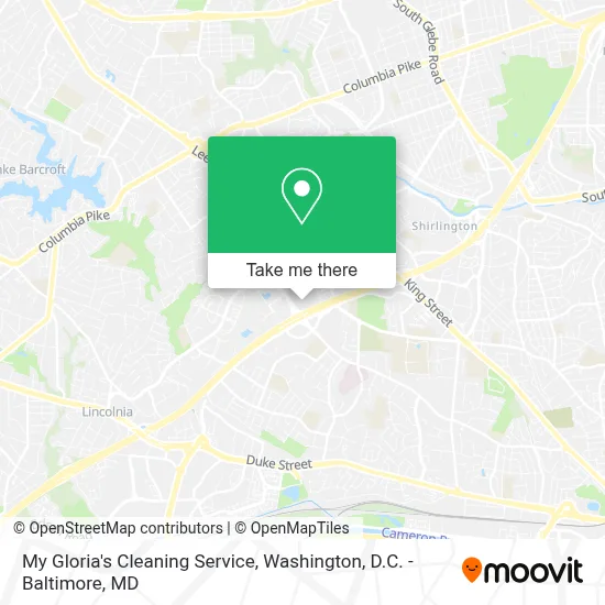 My Gloria's Cleaning Service map