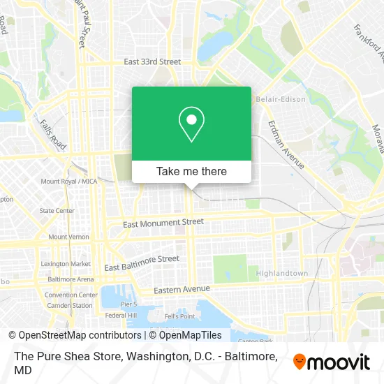 The Pure Shea Store map