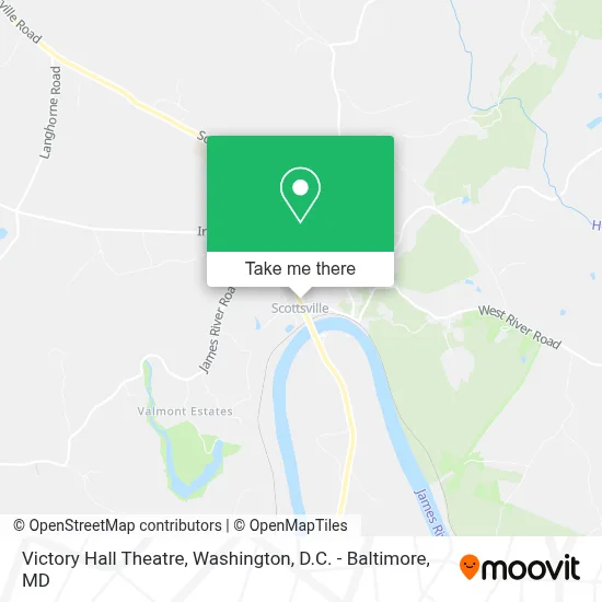 Victory Hall Theatre map