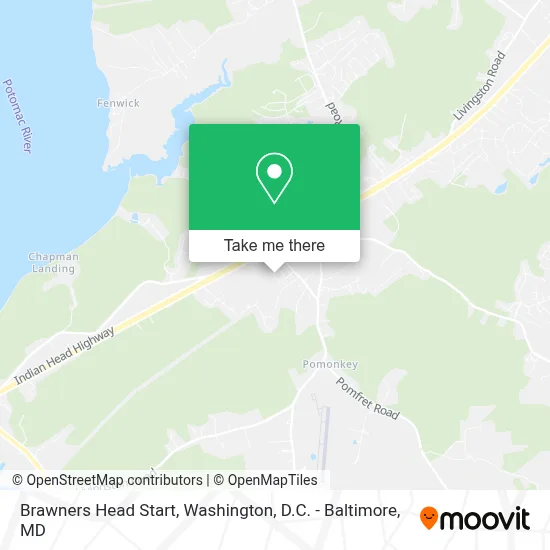 Brawners Head Start map